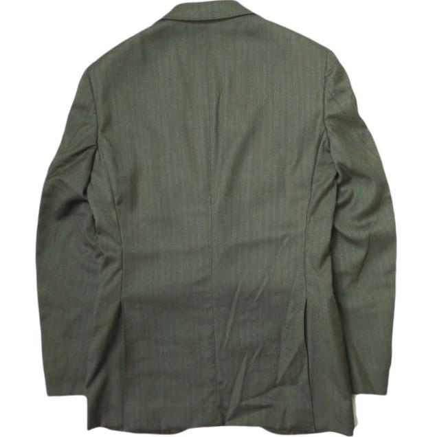 CUSTOM TAILOR BEAMS カスタムテーラービームス 日本製 V.B.CANONICO ウールシルクヘリンボーンスーツ チャコールグレー セットアップ |  | 02