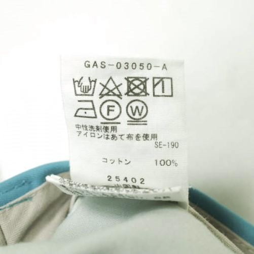 ADAM ET ROPE アダムエロペ 23SS サステナブル カバードポケットチノパンツ GAS03050 36 ターコイズ 2タック ワイド バギー g16452 |  | 08