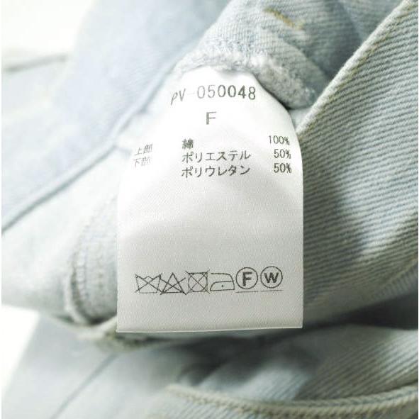 PROVOKE プロヴォーク 23AW Denim × Fake leather Pants デニム＆フェイクレザー ドッキングパンツ PV-070002 ベージュ ジーンズ g16478 |  | 09