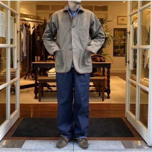 ARTS＆CRAFTS x KENNETH FIELD x BEAMS PLUS 20AW Outfitters Jacket エイジングキャンバス レザーパイピングジャケット M OLIVE g16489 |  | 02