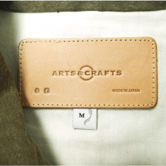 ARTS＆CRAFTS x KENNETH FIELD x BEAMS PLUS 20AW Outfitters Jacket エイジングキャンバス レザーパイピングジャケット M OLIVE g16489 |  | 03