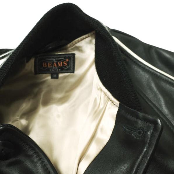 BEAMS PLUS ビームスプラス 22AW レザースポーツブルゾン 38-18-0291