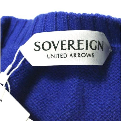 新品 SOVEREIGN ソブリン 21AW スコットランド製 Crew Neck Sweater ウールクルーネックニット 1113-643-4671 42 Royal 定価55,000円｜looponline｜08