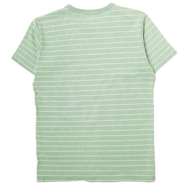 visvim ビズビム 17SS 日本製 MID BORDER TEE S/S ミッドボーダーショートスリーブTシャツ 0117105010022 1 グリーン 半袖 トップス g16551 |  | 01