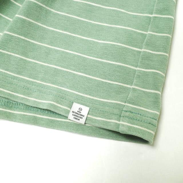 visvim ビズビム 17SS 日本製 MID BORDER TEE S/S ミッドボーダーショートスリーブTシャツ 0117105010022 1 グリーン 半袖 トップス g16551 |  | 04