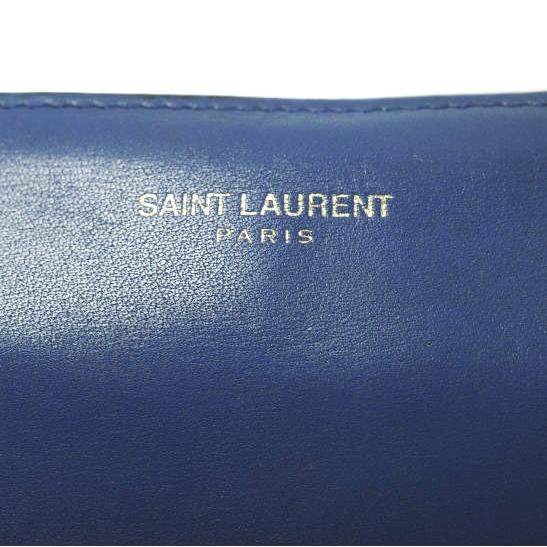 SAINT LAURENT PARIS サンローランパリ イタリア製 ラウンドジップロングウォレット INN326599 1014 ブルー ファスナー 長財布 g16554 |  | 02