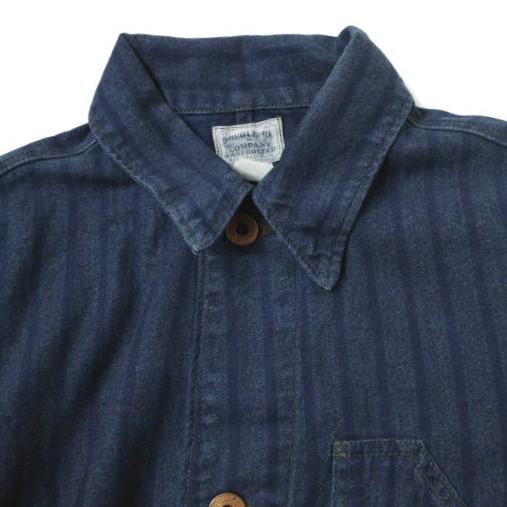 RRL - RRL ダブルアールエル インディゴストライプ チョアジャケット 282834609001 1 Indigo Double RL カバーオール レディース  アウター【中古】【RRL】 RRL - RRL ダブルアールエル インディゴストライプ チョア