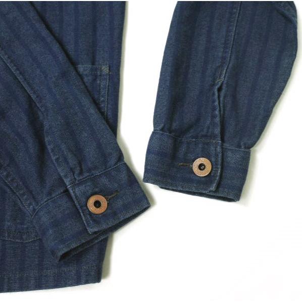 RRL ダブルアールエル インディゴストライプ チョアジャケット 