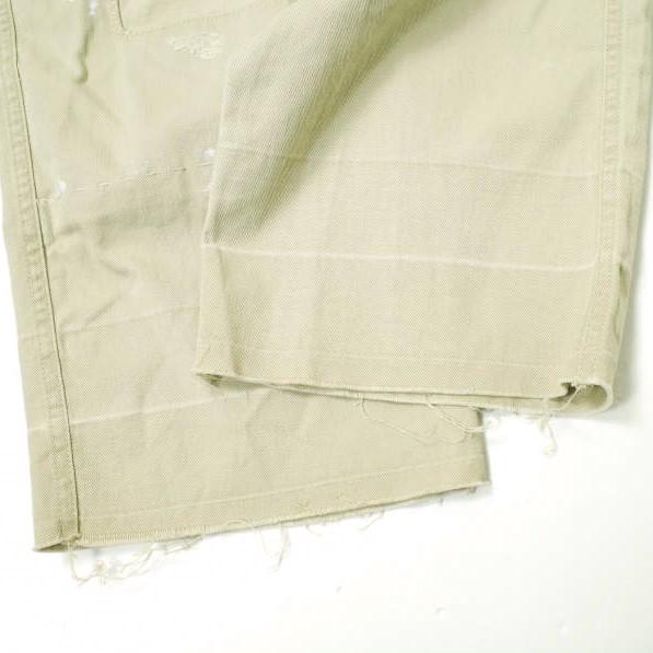 POLO RALPH LAUREN ポロ・ラルフローレン BOY CROP CHINO リペア＆ペイント加工 クロップドチノパンツ 211822712001 0 ベージュ g16581 |  | 07