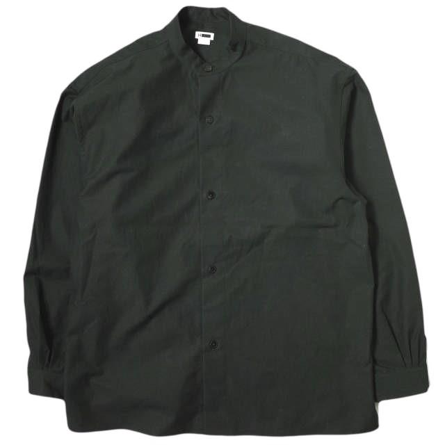 H BEAUTY＆YOUTH エイチ 21SS 日本製 TYPEWRTER BAND SLIT SHIRT 