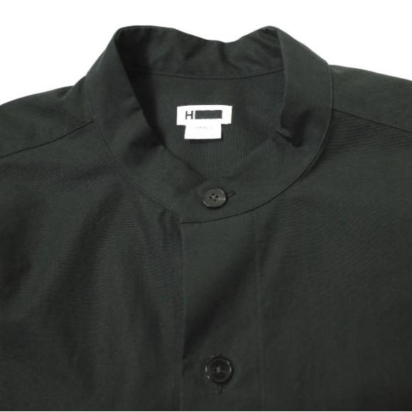 H BEAUTY＆YOUTH エイチ 21SS 日本製 TYPEWRTER BAND SLIT SHIRT 