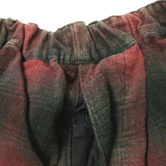 SASQUATCHfabrix. サスクワァッチファブリックス 日本製 オンブレチェックイージーショーツ 04SS-PA5-001 M RED ショートパンツ g16619 |  | 03