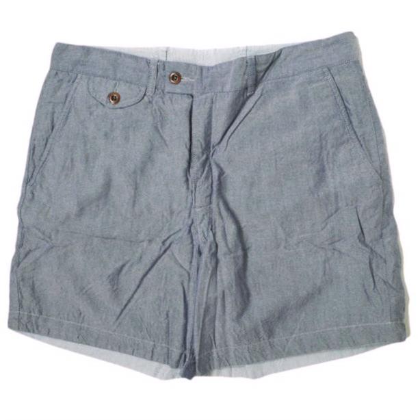 Steven Alan スティーブンアラン アメリカ製 リバーシブルショートパンツ 1263-343-0167 30 ブルー ショーツ ソリッド/チェック g16621 | 