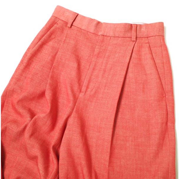 6 ROKU BEAUTY＆YOUTH ロク ビューティーアンドユース 22SS OXFORD TUCK PANTS オックスフォードタックパンツ 8614-299-0494 34 レッド |  | 04