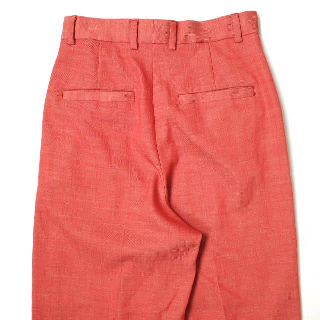 6 ROKU BEAUTY＆YOUTH ロク ビューティーアンドユース 22SS OXFORD TUCK PANTS オックスフォードタックパンツ 8614-299-0494 34 レッド |  | 06