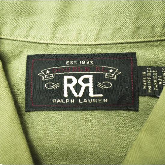 RRL ダブルアールエル BARROW MILITARY HBT SHIRT ヘリンボーン RRL ダブルアールエル BARROW MILITARY HBT SHIRT ヘリンボーン