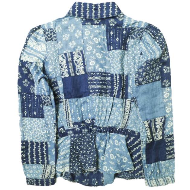 RRL ダブルアールエル バンダナパッチワークリネンシャツ 282879005001 1 インディゴ Double RL ペイズリー レディース トップス g16730 |  | 01