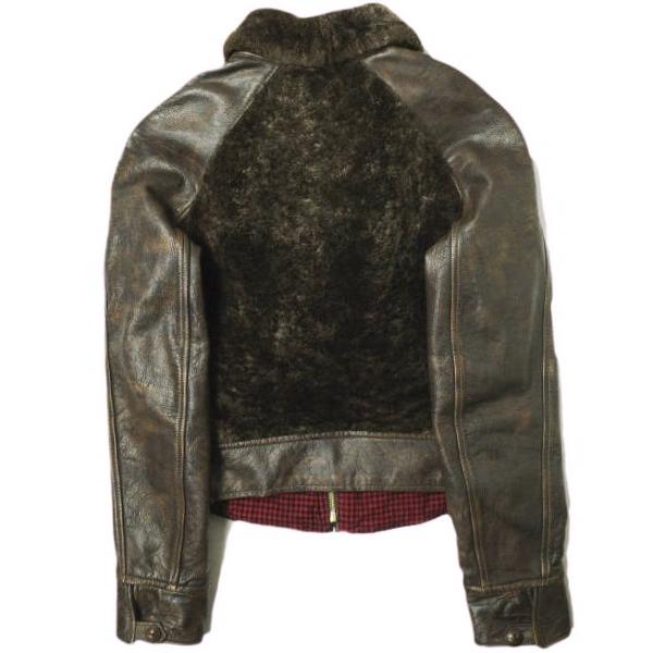 RRL ダブルアールエル Shearling ＆ Leather Jacket シアリング