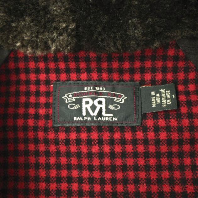RRL ダブルアールエル Shearling ＆ Leather Jacket シアリング＆レザージャケット 1 Double RL グリズリー 熊ジャン 定価397,100円 |  | 02