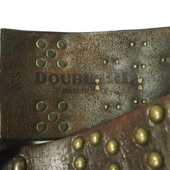 RRL ダブルアールエル イタリア製 スタッズレザーワイドベルト XS Brown Double RL レディース 幅広 ターコイズ g16738 |  | 05