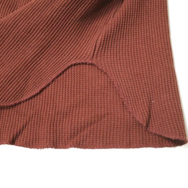 B:MING by BEAMS ビーミング バイ ビームス 19AW サーマルバックヘンリーTシャツ 93-14-0172-213 ブラウン ワッフル カットソー g16748 |  | 03