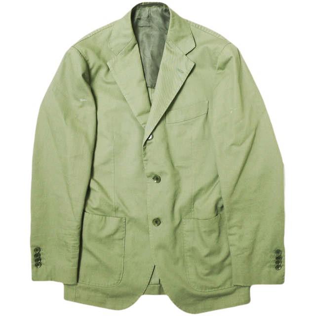 BEAMS F ビームスエフ 22SS 日本製 RING JACKET製 DUCA VISCONTI コットンツイルスーツ 21-17-1809-015 44 OLIVE セットアップ g16759 |  | 01