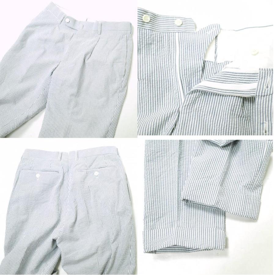 BEAMS F ビームスエフ 21SS 日本製 LUIGI ZANIERI SEERSUCKER SUIT シアサッカースーツ 21-17-1702-264 42/8R SAX セットアップ g16760 |  | 08