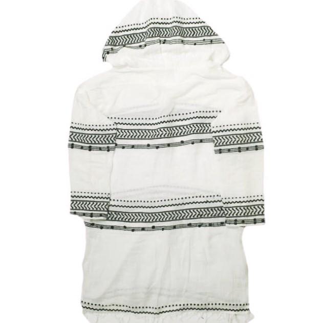 LemLem by liya kebede レムレム メキシカンパーカー 1669-343-1887 S ホワイト エスニック柄 フーデッド シャツ トップス g16776 |  | 01