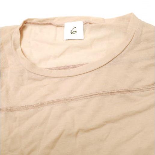 6 ROKU BEAUTY＆YOUTH ロク 日本製 SHEER LOCK LONG SLEEVE PULLOVER シアーロックロングスリーブプルオーバー 8612-299-0101 カットソー |  | 03