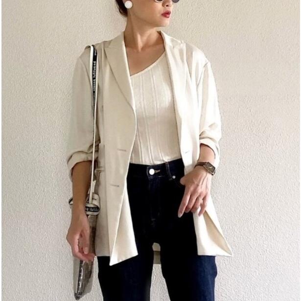 6 ROKU BEAUTY＆YOUTH ロク ビューティーアンドユース DOUBLE PEAKED LAPEL JACKET ダブルピークドラペルジャケット 8622-260-0040 36 |  | 02