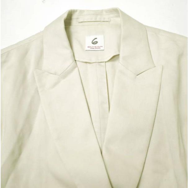 6 ROKU BEAUTY＆YOUTH ロク ビューティーアンドユース DOUBLE PEAKED LAPEL JACKET ダブルピークドラペルジャケット 8622-260-0040 36 |  | 04
