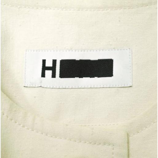 H BEAUTY＆YOUTH エイチ ビューティーアンドユース 日本製 ネップコットンノーカラーコート 1625-260-4223 M IVORY Aライン g16788 |  | 02