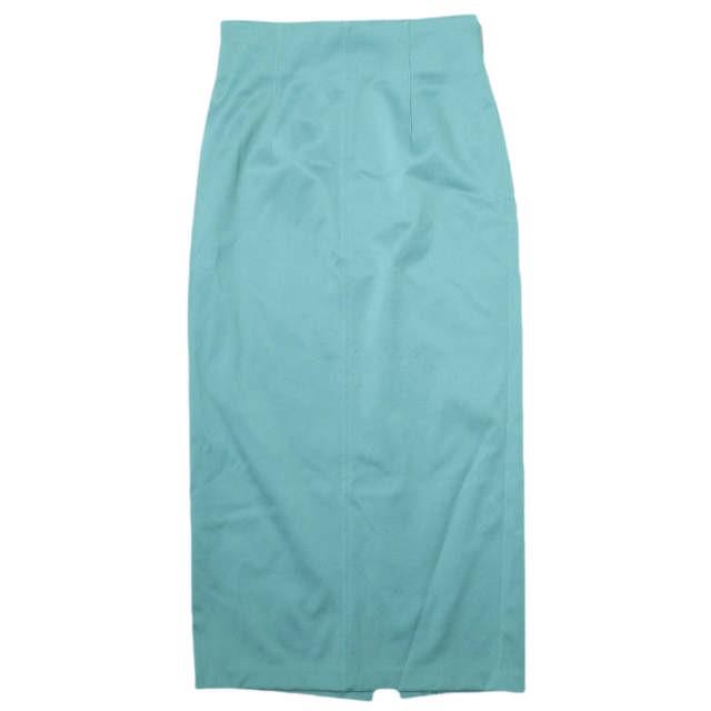 H BEAUTY＆YOUTH エイチ ビューティーアンドユース SATIN PENCIL TIGHT SKIRT サテンペンシルタイトスカート 1624-299-3235 S グリーン | 