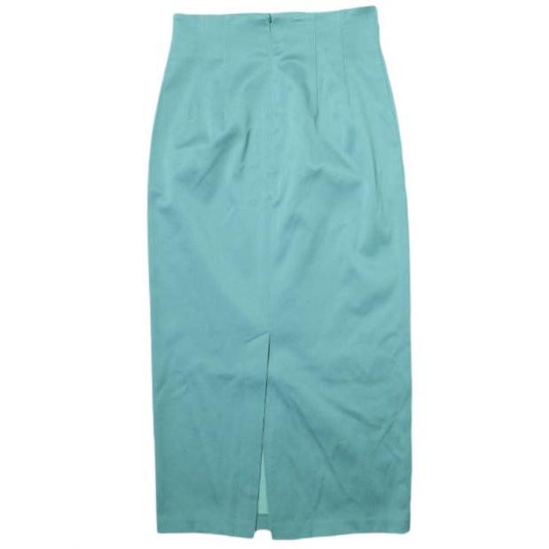 H BEAUTY＆YOUTH エイチ ビューティーアンドユース SATIN PENCIL TIGHT SKIRT サテンペンシルタイトスカート 1624-299-3235 S グリーン |  | 01