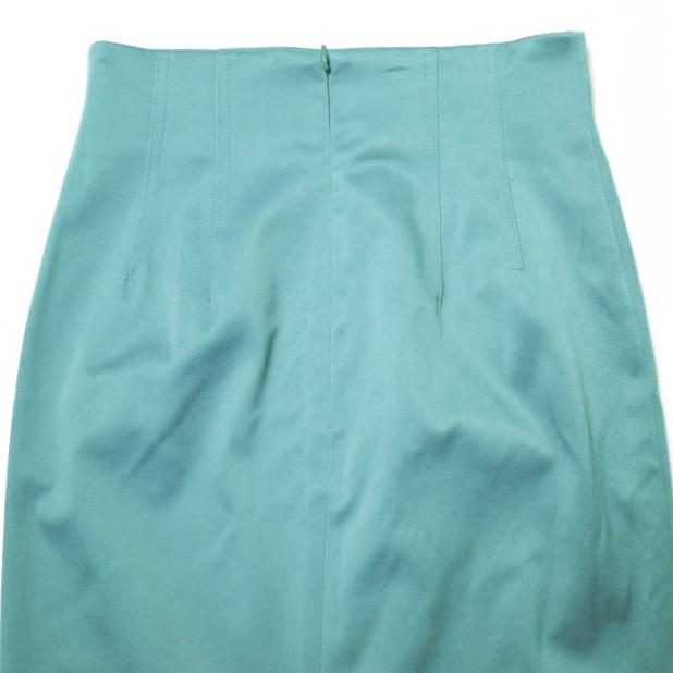 H BEAUTY＆YOUTH エイチ ビューティーアンドユース SATIN PENCIL TIGHT SKIRT サテンペンシルタイトスカート 1624-299-3235 S グリーン |  | 04