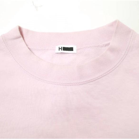 H BEAUTY＆YOUTH エイチ ビューティーアンドユース COLOR SWEAT PULLOVER カラースウェットプルオーバー 1612-299-4652 ピンク カットソー |  | 03