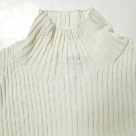 H BEAUTY＆YOUTH エイチ RAYON RIB TURTLE NECK KNIT レーヨンリブタートルネックニット 1613-199-3518 Free ホワイト セーター g16806 |  | 04