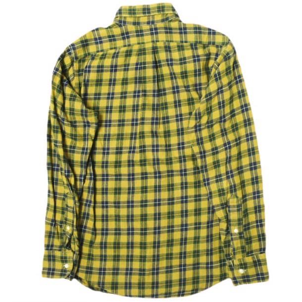 INDIVIDUALIZED SHIRTS インディビジュアライズドシャツ アメリカ製 コットンフランネルチェックBDシャツ 14 1/2-32 マスタード g16824 |  | 01