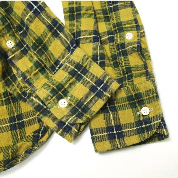 INDIVIDUALIZED SHIRTS インディビジュアライズドシャツ アメリカ製 コットンフランネルチェックBDシャツ 14 1/2-32 マスタード g16824 |  | 04