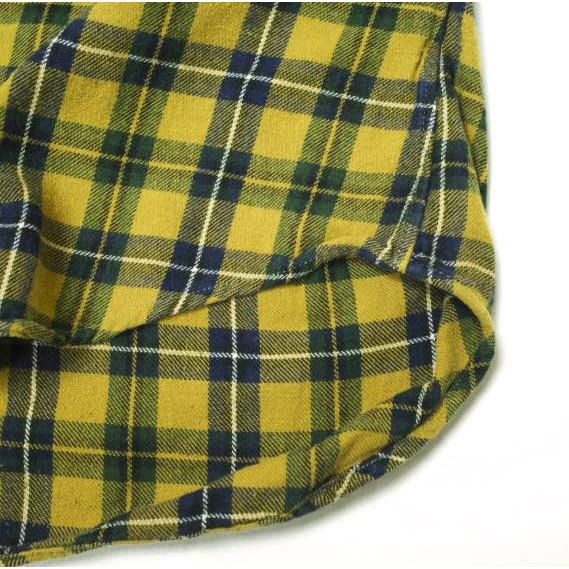 INDIVIDUALIZED SHIRTS インディビジュアライズドシャツ アメリカ製 コットンフランネルチェックBDシャツ 14 1/2-32 マスタード g16824 |  | 05