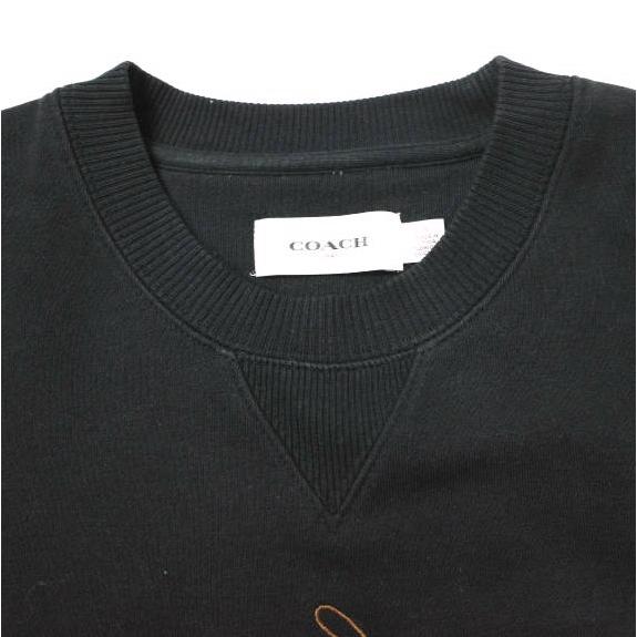 COACH コーチ レキシーアンドキャリッジ スウェットシャツ 34649 S BLACK トレーナー 裏起毛 Vガゼット プルオーバー トップス g16828 |  | 03