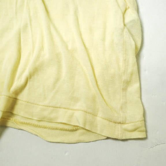 AURALEE オーラリー HIGH GAUGE SHEER RIB TURTLE NECK L/S TEE ハイゲージシアーリブタートルネック長袖Tシャツ A8AP02HF 1 イエロー |  | 04