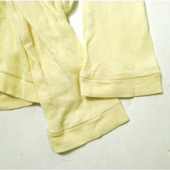 AURALEE オーラリー HIGH GAUGE SHEER RIB TURTLE NECK L/S TEE ハイゲージシアーリブタートルネック長袖Tシャツ A8AP02HF 1 イエロー |  | 05