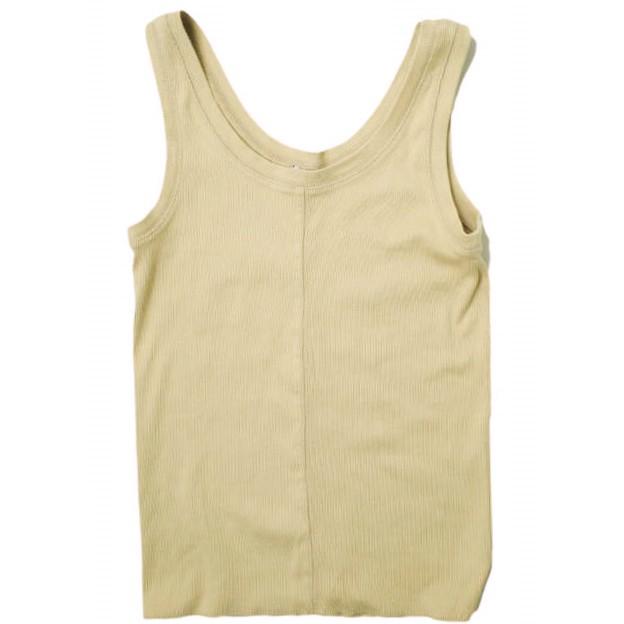 H BEAUTY＆YOUTH エイチ ビューティーアンドユース 日本製 RIB TANK TOP リブタンクトップ 1617-222-5273 Free ベージュ トップス g16879 | 