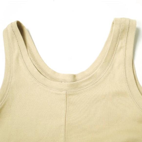 H BEAUTY＆YOUTH エイチ ビューティーアンドユース 日本製 RIB TANK TOP リブタンクトップ 1617-222-5273 Free ベージュ トップス g16879 |  | 04