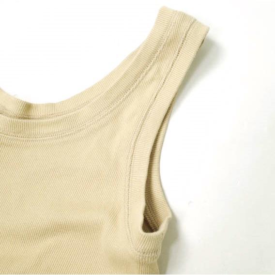 H BEAUTY＆YOUTH エイチ ビューティーアンドユース 日本製 RIB TANK TOP リブタンクトップ 1617-222-5273 Free ベージュ トップス g16879 |  | 05