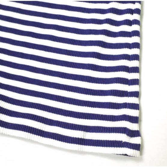 H BEAUTY＆YOUTH エイチ ビューティーアンドユース COTTON BORDER BODYCON TANK TOP コットンボーダータンクトップ 1617-222-5688 パープル |  | 06
