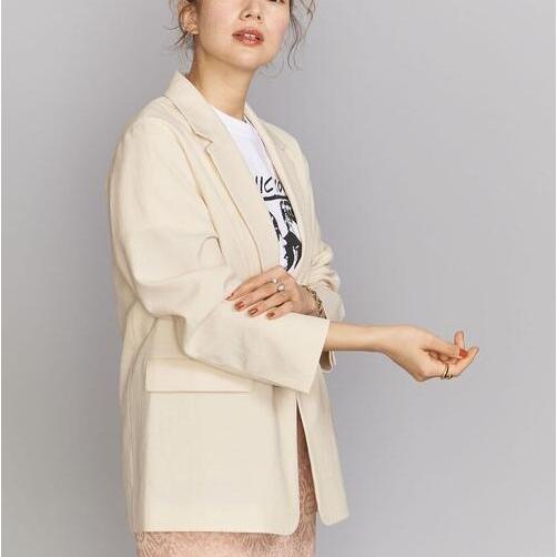 BEAUTY＆YOUTH UNITED ARROWS ビューティーアンドユース ユナイテッドアローズ ツイルテーラードジャケット 1622-126-0676 S CREAM g16901 |  | 02