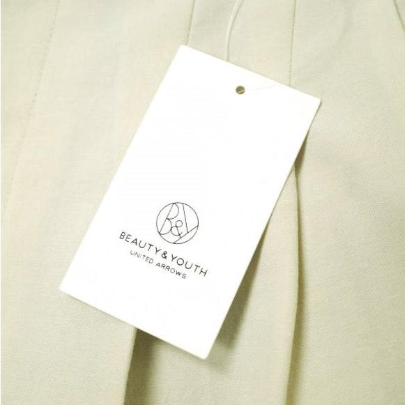 BEAUTY＆YOUTH UNITED ARROWS ビューティーアンドユース ツイル２タックワイドパンツ ウォッシャブル 1614-126-5491 S CREAM g16902 |  | 03