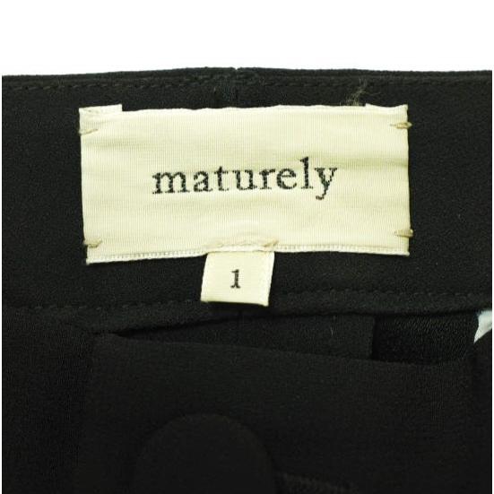 maturely マチュアリー 22SS Amundsen Slacks アムンゼンスラックス 13-23-0152-803 1 BLACK パンツ BEAMS ボトムス g16917 |  | 03